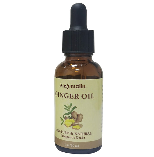 Angemolin Ginger Oil Lymphatic Drainage Massage,Belly Drainage Ginger Oil-Warming Tired Sore Muscle Ginger Massage Oils