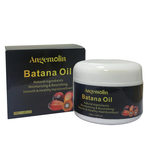 Angemolin 100% Natural Raw Batana Oil for Hair Growth, Hair Oil from Honduras, Prevent Hair Loss, Eliminates Split Ends for Men & Women