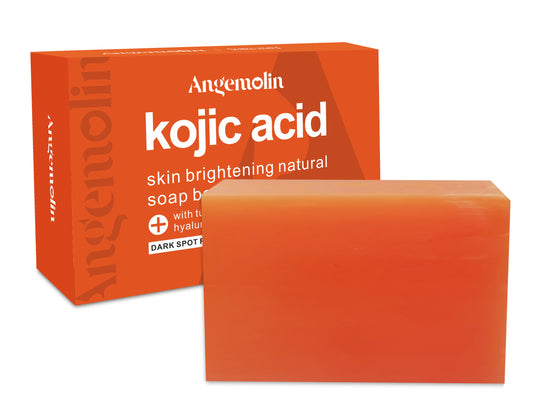 Angemolin Kojic Acid Soap for Dark spot remover, Hyperpigmentation & Scars
